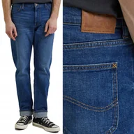 Spodnie męskie - Lee WEST RELAXED Worn In LUŹNE PROSTE SPODNIE JEANSOWE CIEMNY DżINS W38 L34 - miniaturka - grafika 1