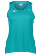 Koszulki i topy damskie - Puma Top funkcyjny "Running" w kolorze turkusowym - miniaturka - grafika 1
