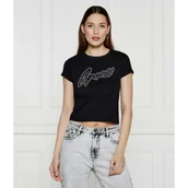 Koszulki i topy damskie - GUESS T-shirt | Cropped Fit - miniaturka - grafika 1