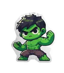 Poduszka Chibi Marvel - Hulk - Kołdry i poduszki dla dzieci - miniaturka - grafika 1