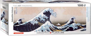 Eurographics Puzzle 1000 Panoramic Great Wave of Kanagawa 6010-5487 - - Puzzle - miniaturka - grafika 1