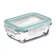 Pojemniki kuchenne - 5five Simple Smart Pojemnik na żywność lunchbox szklany z zapinaną pokrywką pojemność 0,8 l B07BB376QK - miniaturka - grafika 1