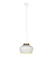 Lampy sufitowe - Markslojd LAMPA wisząca KOM 106420 metalowa OPRAWA zwis IP20 Biały - miniaturka - grafika 1