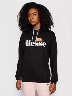 Bluzy damskie - Ellesse Bluza Torices SGS03244 Czarny Loose Fit - grafika 1