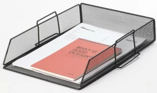 Szufladka na biurko metalowa łączona czarna - Półki na dokumenty - miniaturka - grafika 1