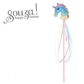 Zabawy w naśladowanie dorosłych - Souza! Różdżka z głową jednorożca wielokolorowa Femi - miniaturka - grafika 1