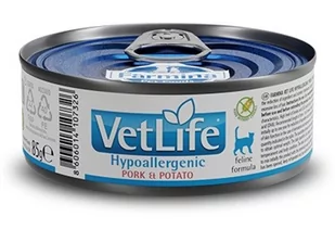 FARMINA VET LIFE NATURAL DIET CAT HYPOALLERGENIC PORK&POTATO 85g - Mokra karma dla kotów - miniaturka - grafika 1