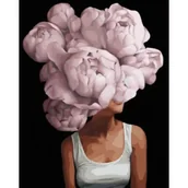 Malowanie po numerach - Twoje Hobby Malowanie po numerach czarne płótno - Kwiatowe... - miniaturka - grafika 1