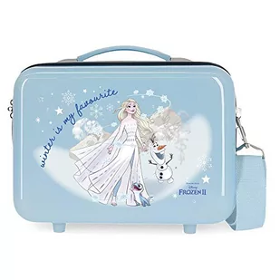 Disney Frozen Adventure of My Mind kosmetyczka, dopasowana, niebieska, 29 x 21 x 15 cm, sztywna, ABS 9,14 l - Kosmetyczki, organizery i kuferki - miniaturka - grafika 1