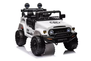 Auto Na Akumulator Toyota FJ Biała 4x4 - Tory, garaże, parkingi - miniaturka - grafika 2