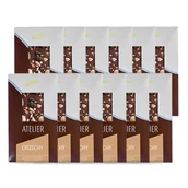 Czekolada - 12 x Czekolada Atelier Mleczna z orzechami 85 g E.Wedel - miniaturka - grafika 1