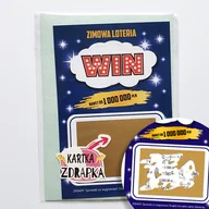 Kartki okolicznościowe i zaproszenia - Hit! Kartka Loteria Zimowa - Jestem W Ciąży, Informacja O Ciąży, Boże Narodzenie - miniaturka - grafika 1