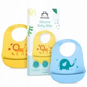 Śliniaki i fartuszki - Śliniak Mama Bear silikonowy - miniaturka - grafika 1