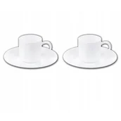 Serwisy do kawy i herbaty - Filiżanka 90 Ml I Spodek Do Kawy-Zestaw 2 Szt  Wl-993007/2C - miniaturka - grafika 1