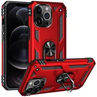 Etui i futerały do telefonów - Etui na telefon komórkowy Armor Shield do Apple iPhone 12 Pro Max Ultra Hybrid Case, czerwony - miniaturka - grafika 1