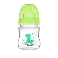 Butelki dla niemowląt - Canpol babies Butelka Kolorowe Zwierzątka EasyStart 120ml (różowa) 35/205 - miniaturka - grafika 1