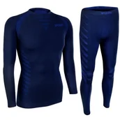 Bielizna sportowa męska - Bielizna termoaktywna SPOKEY Windstar ( L/XL) Granatowy - miniaturka - grafika 1