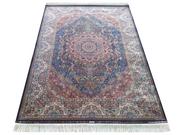 Dywany - Dywan Ekskluzywny Qum Silk 06 Navy 160 x 230 cm granatowy - miniaturka - grafika 1