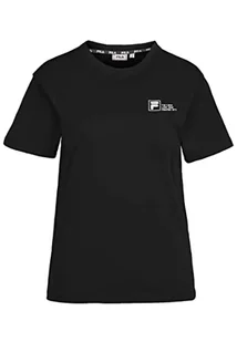 FILA Damska koszulka BOLL Regular Graphic T-Shirt, czarna, L, czarny, L - Koszulki i topy damskie - miniaturka - grafika 1