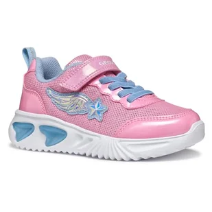 Geox J Assister Girl B Sneakersy dziewczęce, Kolor różowy, 31 EU - Buty dla dziewczynek - miniaturka - grafika 1