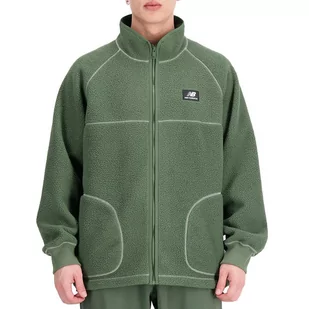 Bluza New Balance MJ33503DON - zielona - Bluzy sportowe męskie - miniaturka - grafika 1