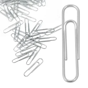 SPINACZE Biurowe Metalowe OKRĄGŁE 50mm 10x100 szt - Spinacze i klipsy do papieru - miniaturka - grafika 1