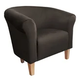 Fotele - ATOS Fotel Milo MG05 nogi buk brąz - miniaturka - grafika 1