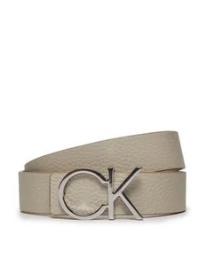Calvin Klein Pasek Damski K60K611904 Beżowy - Paski - miniaturka - grafika 1