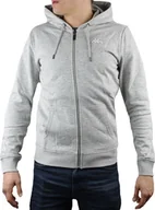 Bluzy męskie - Kappa Bluza męska Veil Hooded szara r. L 707117-18M - miniaturka - grafika 1