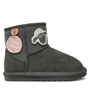 Śniegowce EMU Australia Shaun The Sheep Play K13152 Szary - Buty dla dziewczynek - miniaturka - grafika 1