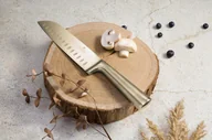Noże kuchenne - Nóż Santoku, 17,5 cm BH-2829 Gold - miniaturka - grafika 1