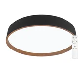 Lampy sufitowe - Top Light - LED Plafon ściemnialny LED/51W/230V + pilot czarny/brązowy - miniaturka - grafika 1