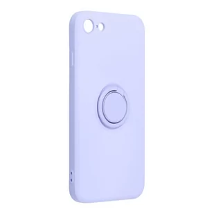 Forcell Futerał Silicone Ring do iPhone 7 / 8 / Se 2020 / Se 2022 Fioletowy - Etui i futerały do telefonów - miniaturka - grafika 1