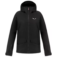 Kurtki i kamizelki sportowe damskie - Kurtka damska Salewa PUEZ GTX 2L W JACKET Rozmiar: S / Kolor: czarny - miniaturka - grafika 1