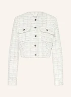 Marynarki i żakiety damskie - Guess Blezer Z Tweedu Annamaria Z Błyszczącą Przędzą I Ozdobnymi Kamykami schwarz - GUESS - miniaturka - grafika 1