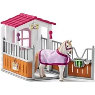 Figurki dla dzieci - Schleich Zestaw Zagroda dla koni z klaczą Luytańską 42368 - miniaturka - grafika 1