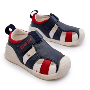 Dziecięce Sandałki Big Star NN374210 Granatowe niebieskie - Buty dla dziewczynek - miniaturka - grafika 1