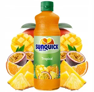 Tropical concentrate drink additive 700 ml SUNQUICK syrup - Syropy i koncentraty owocowe - miniaturka - grafika 1