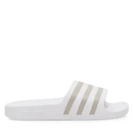 Klapki i japonki damskie - Klapki adidas ADILETTE AQUA EF1730 Biały - miniaturka - grafika 1
