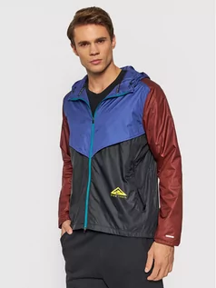 Kurtki męskie - Nike Kurtka do biegania Windrunner CZ9054 Czarny Regular Fit - grafika 1