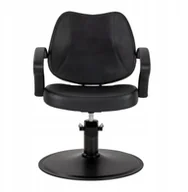 Fotele fryzjerskie - Hair System Fotel fryzjerski A055B Czarny - miniaturka - grafika 1