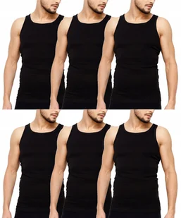 PODKOSZULKA KOSZULKA MĘSKA 100% BAWEŁNA GŁADKA OKRĄGŁY ZESTAW 6-SZT - M - Koszulki męskie PODKOSZULKA KOSZULKA MĘSKA 100% BAWEŁNA GŁADKA OKRĄGŁY ZESTAW 6-SZT - M - Koszulki męskie - miniaturka - grafika 1