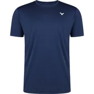 Koszulki sportowe męskie - Koszulka męska Victor  T-13102 B Blue M - miniaturka - grafika 1