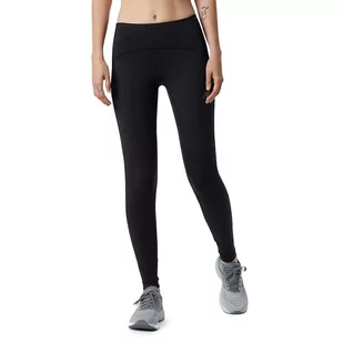 Legginsy New Balance WP21273BK - czarne - Spodnie sportowe damskie - miniaturka - grafika 1