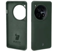 Etui i futerały do telefonów - Bizon Silikonowe etui Soft Case do OnePlus 12, ciemnozielone - miniaturka - grafika 1