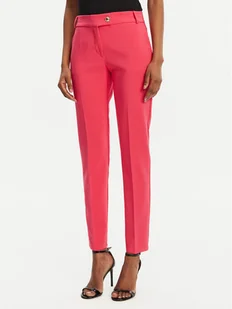 Rinascimento Spodnie materiałowe CFC0122741003 Różowy Regular Fit - Spodnie damskie - miniaturka - grafika 1