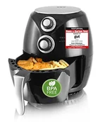 Frytkownice - Emerio SmartFryer AirFryer Frytkownica na gorące powietrze bez dodatkowego oleju, zdrowsze smażenie, pojemność 3,6 litra, Cool Touch, nie zawiera BPA, szybkie nagrzewanie, 1450 W, dobra z 1,9 l - miniaturka - grafika 1