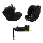 Foteliki samochodowe - Fotelik samochodowy Kinderkraft Endura Safe Modular System Black - miniaturka - grafika 1