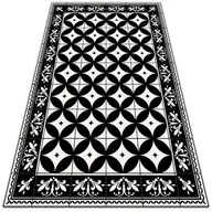 Dywany zewnętrzne - Dywan na taras zewnętrzny Koła w kafelkach 80x120 cm - miniaturka - grafika 1