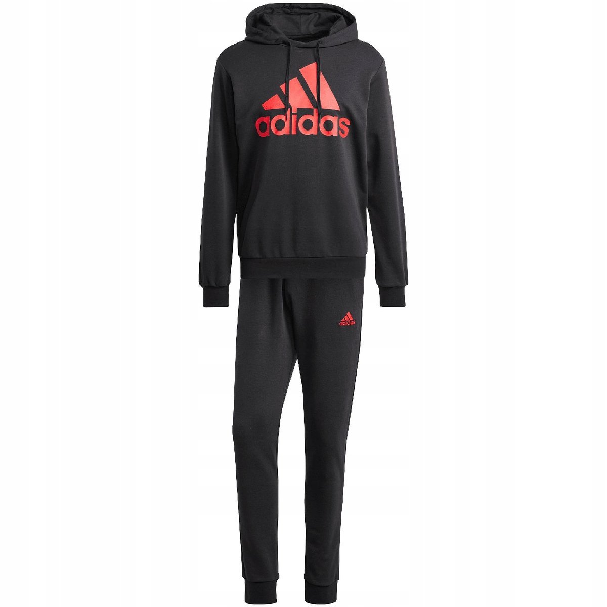 Dres męski adidas Big Logo Terry Track Suit czarny IP5553 S